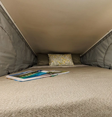 Sleeping area & bathroom