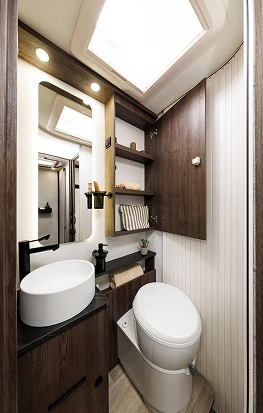 Twin bedroom with bathroom and shower