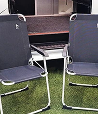 Tailgate Chair Carrier with 2 Chairs